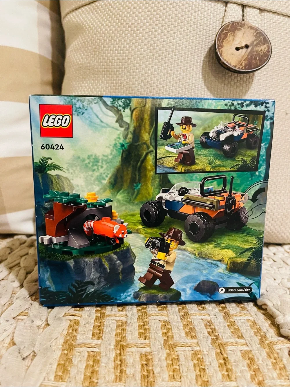 New Lego City 60424 Jungle Explorer ATV Red Panda Retired Set. Factory Sealed